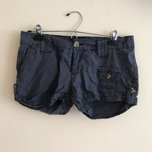 Navy blue short shorts